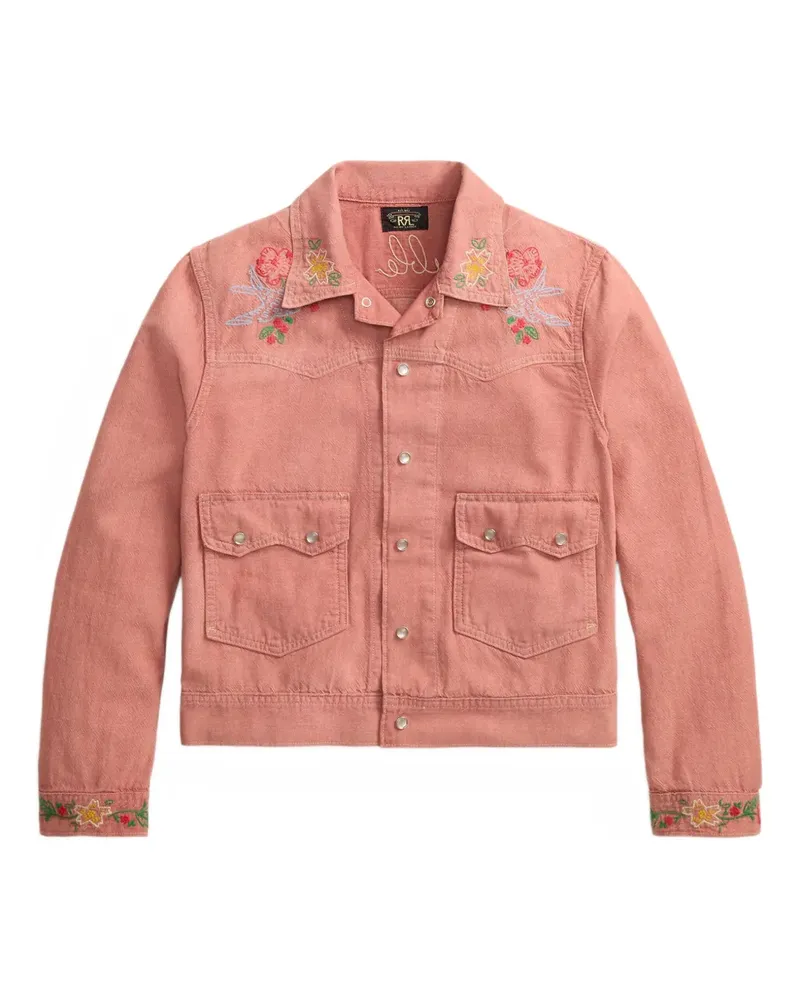 Ralph Lauren Jacke mit Stickerei - Rosa Rosa