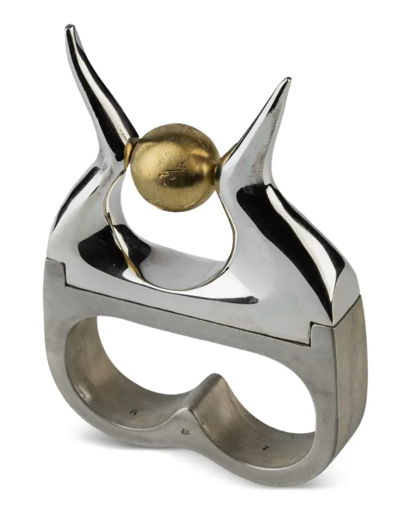 Parts Of Four Plate Ring aus Sterlingsilber Silber