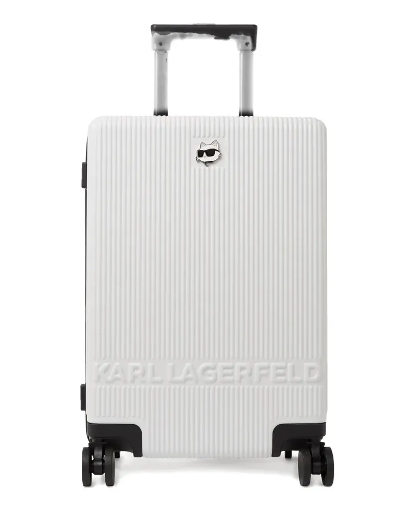 Karl Lagerfeld Reisetasche mit Logo - Weiß Weiß