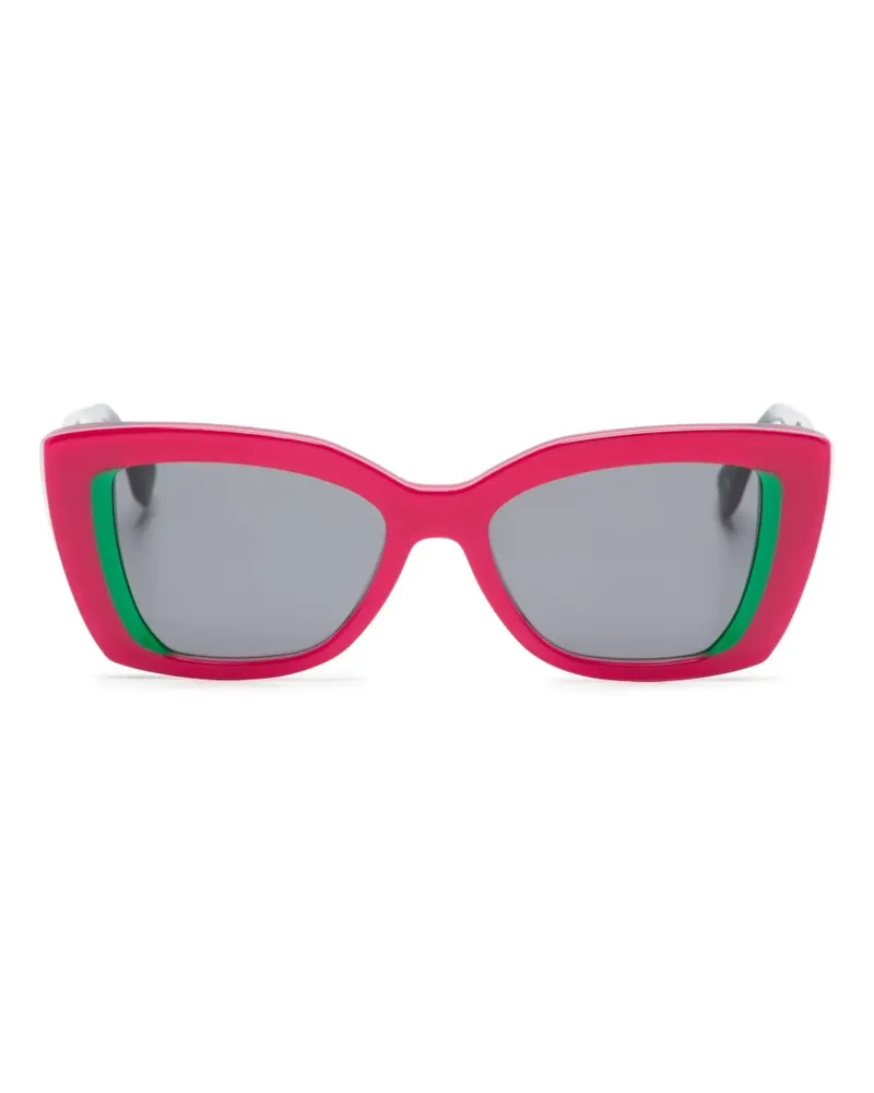 Face à Face Ashoka Sonnenbrille mit eckigem Gestell - Rosa Rosa