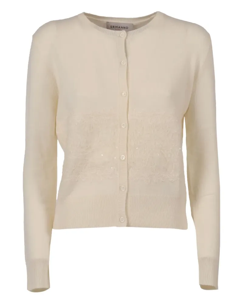 Ermanno Scervino lace cardigan - Nude Nude