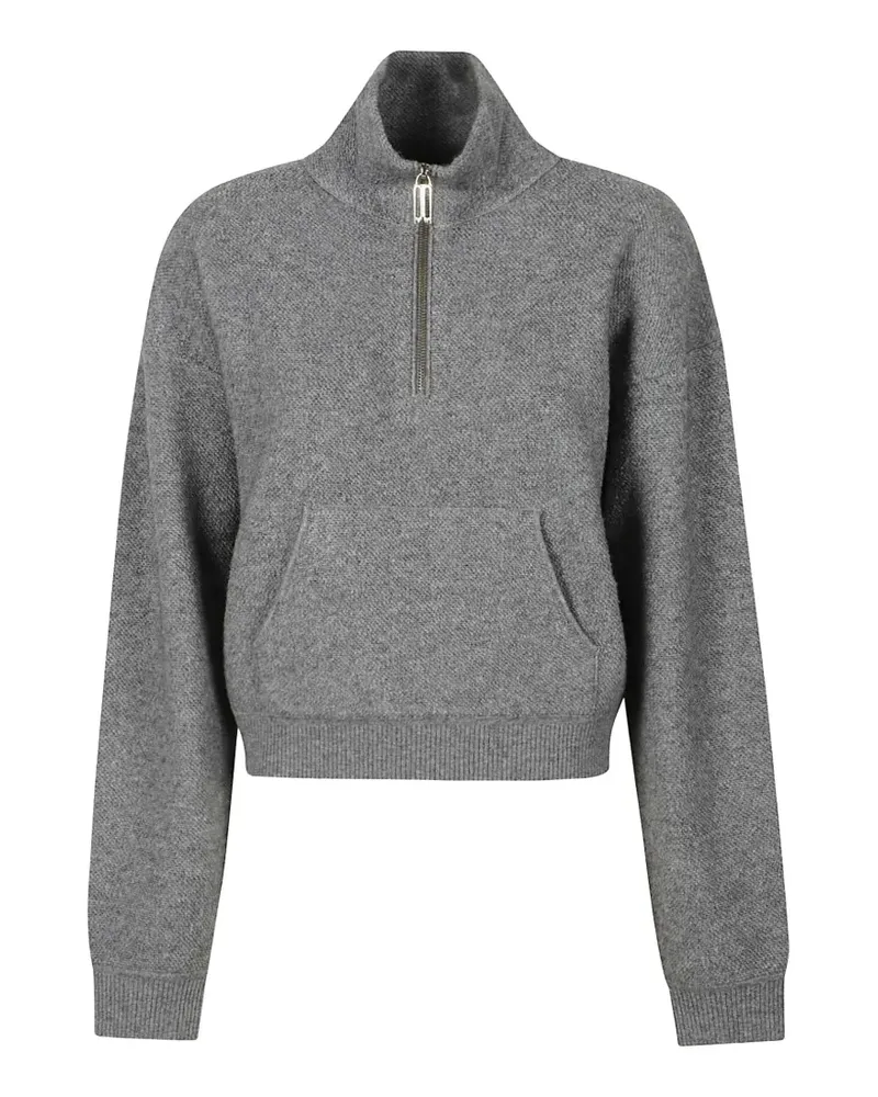 Victoria Beckham Strickpullover mit Reißverschluss - Grau Grau