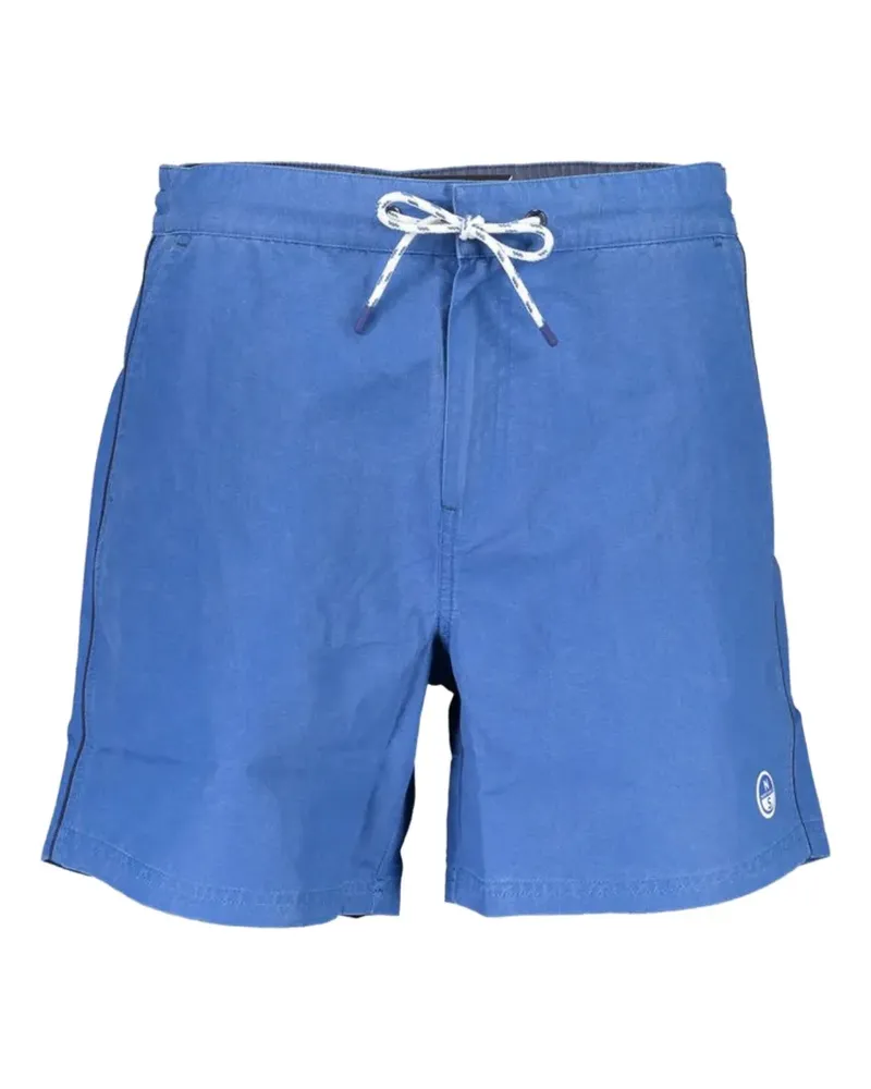 North Sails logo drawstring swim shorts - Blau Blau
