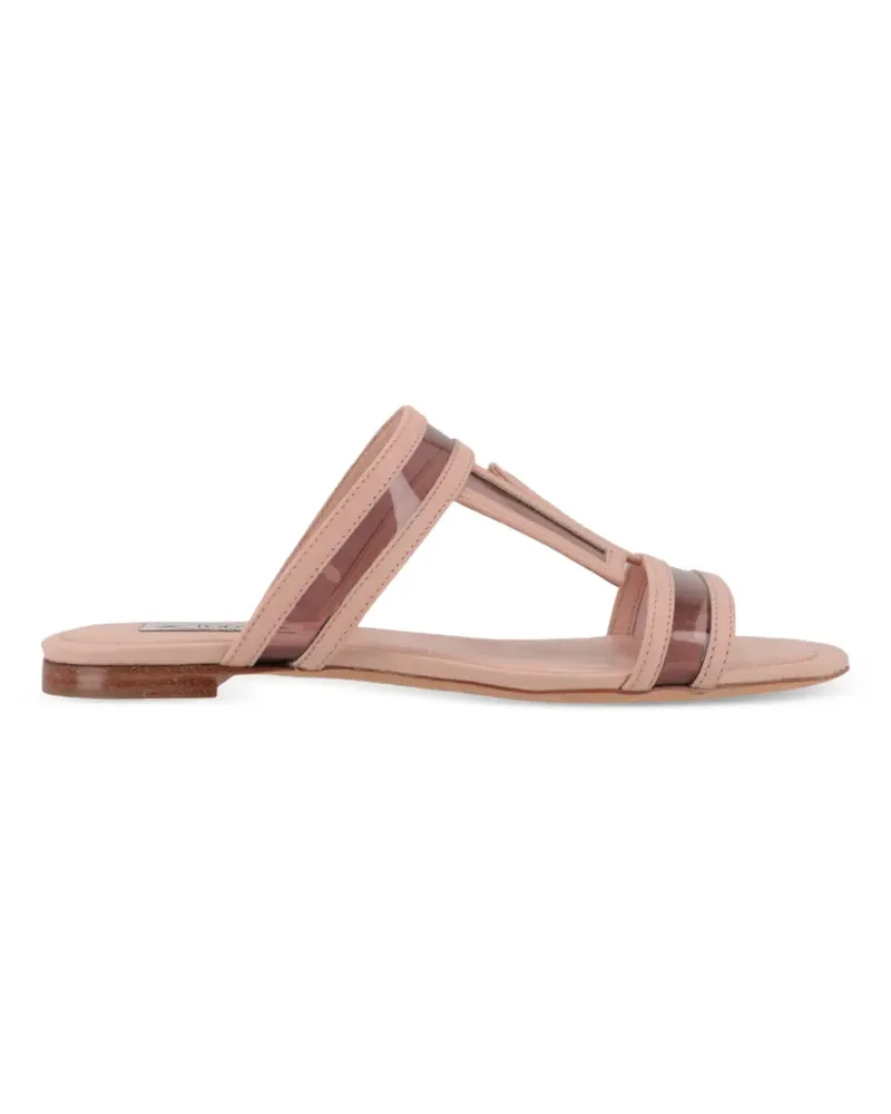TOD'S T Timeless Sandalen mit transparentem Einsatz - Rosa Rosa