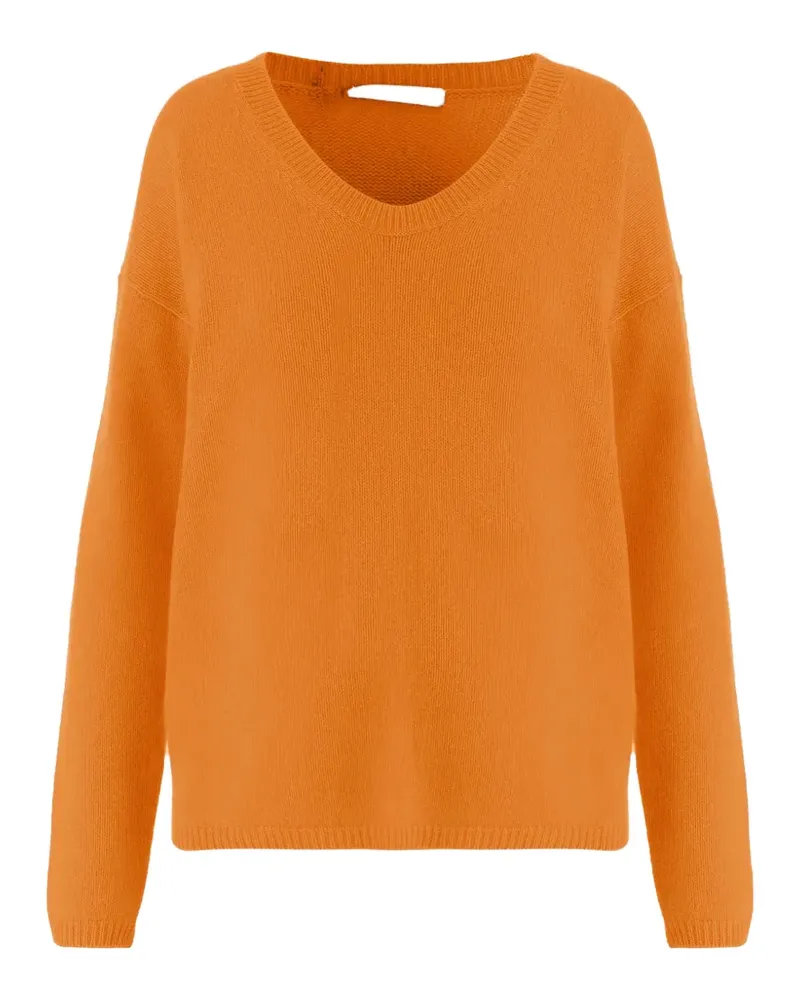 ALLUDE V-neck sweater - Orange Orange