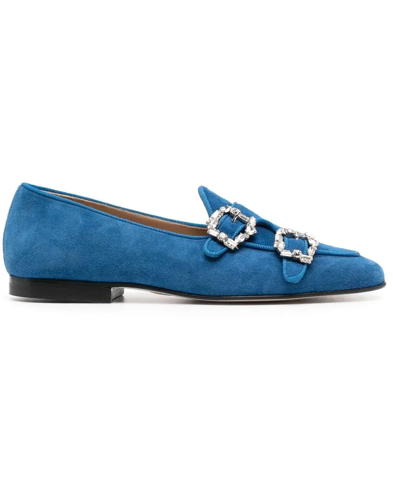 Edhèn Milano Loafer mit Schnallen - Blau Blau