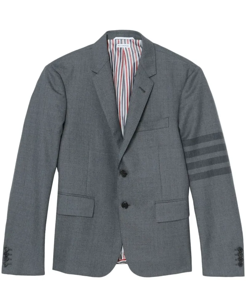 Thom Browne Gestreiftes Sakko - Grau Grau
