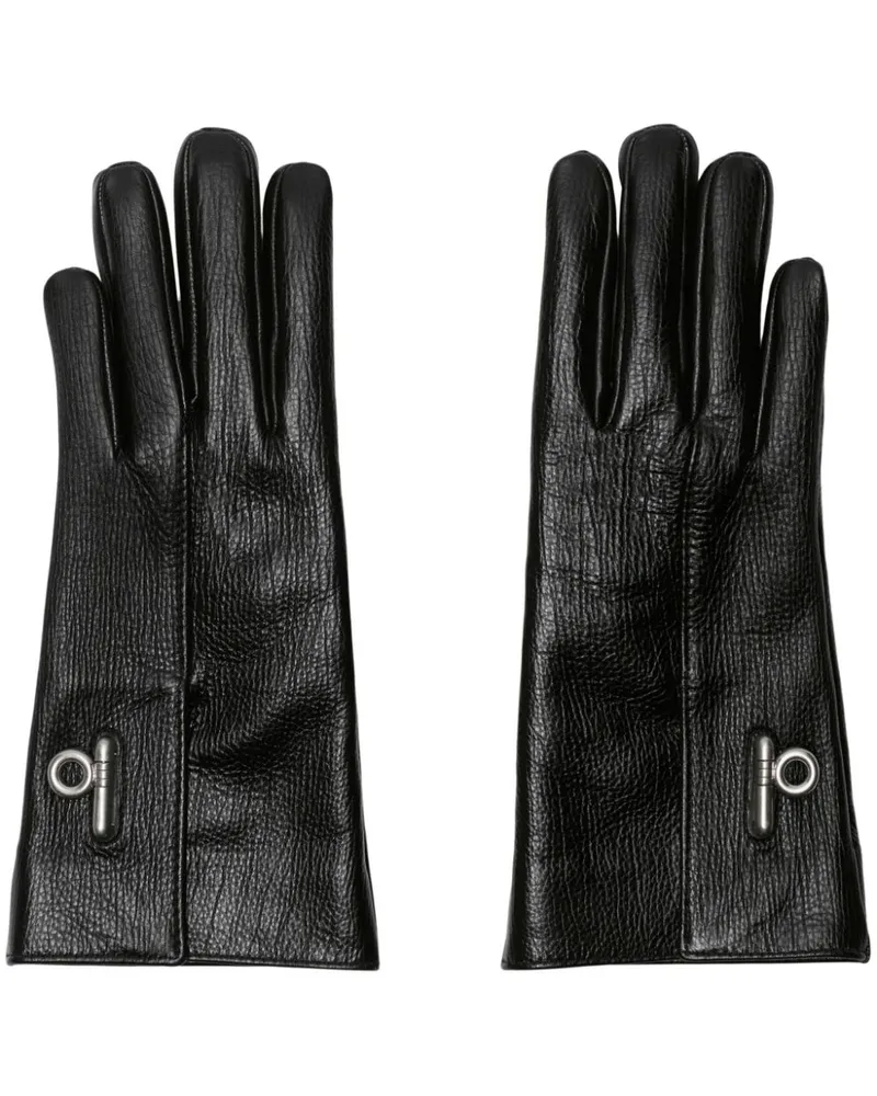 Burberry Handschuhe aus Leder - Schwarz Schwarz