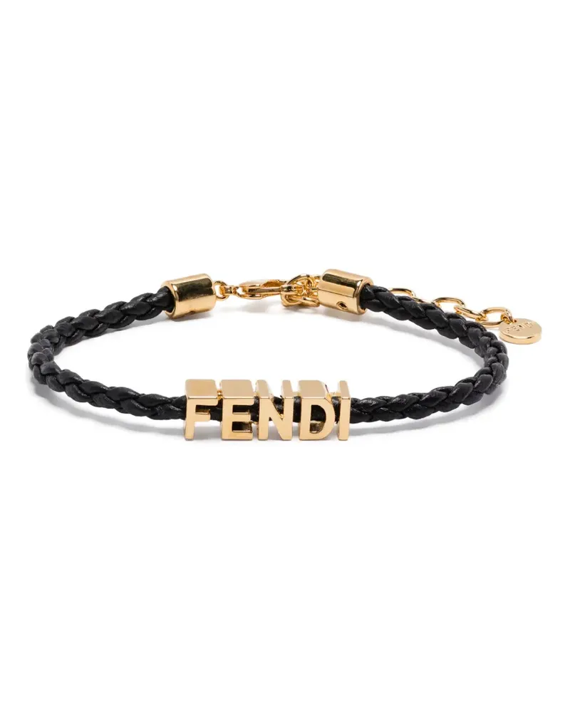 Fendi graphy Armband - Schwarz Schwarz
