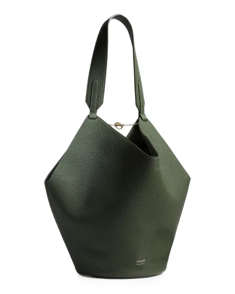 KHAITE Kleine Lotus Tote Bag - Grün Grün