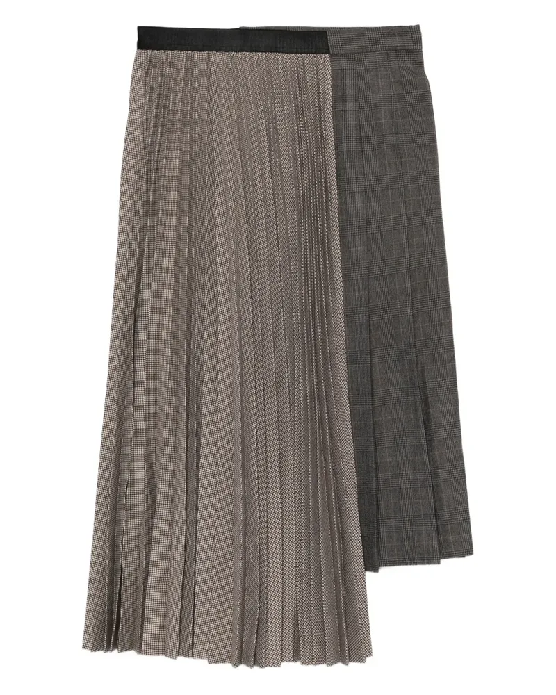 Undercover Rock im Patchwork-Look - Grau Grau