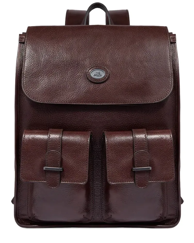 The Bridge Rucksack aus Leder - Braun Braun