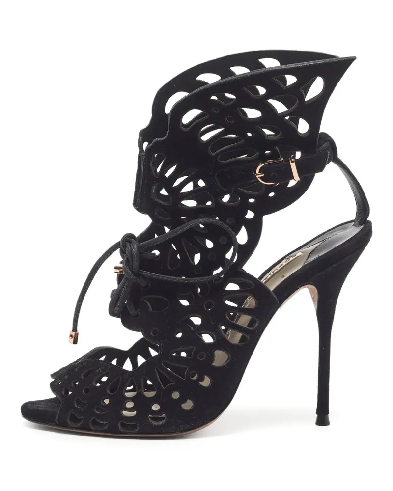 Sophia Webster Riko Sandalen mit Laser-Cuts - Schwarz Schwarz