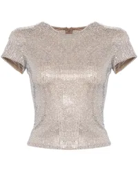 Giuseppe di Morabito T-Shirt mit Strass Silber