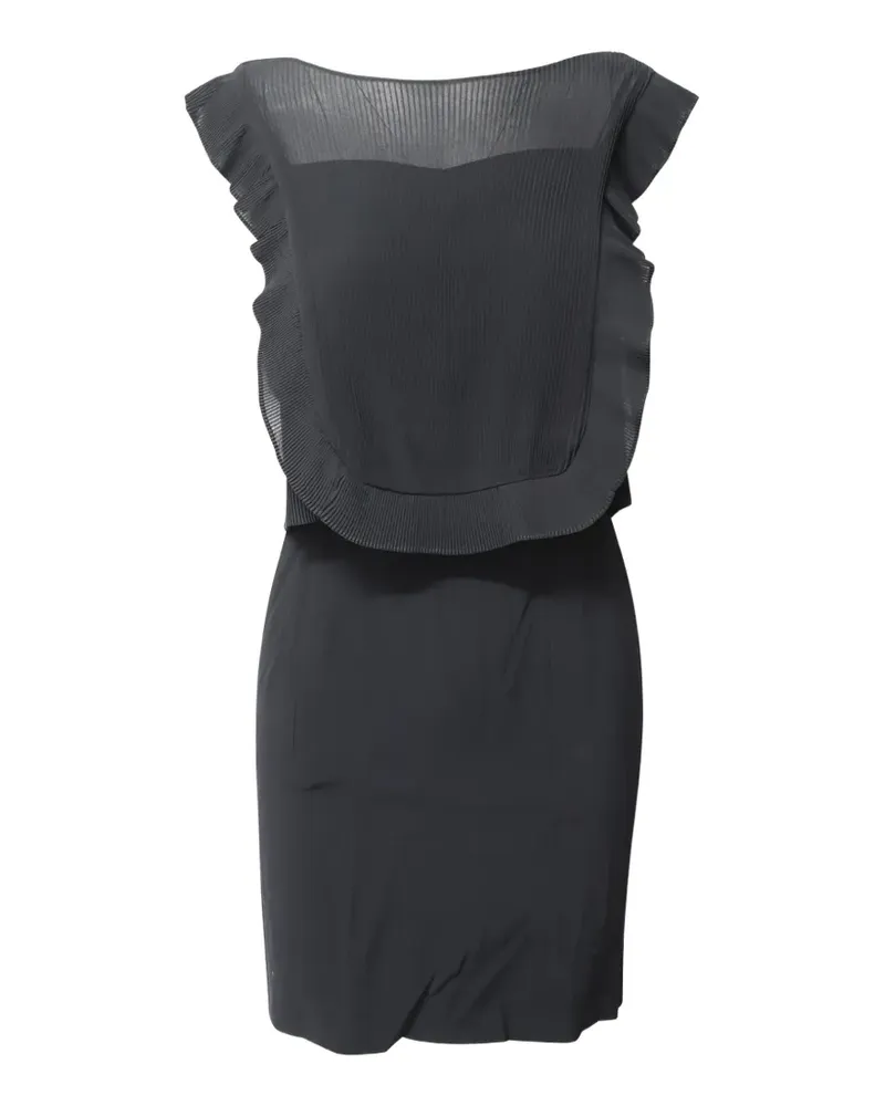 Sandro pleated-detail dress - Schwarz Schwarz