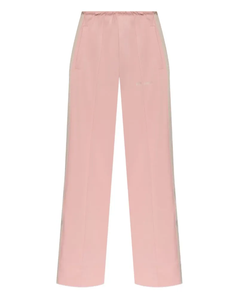 Palm Angels logo-embroidered side-stripe track pants - Rosa Rosa