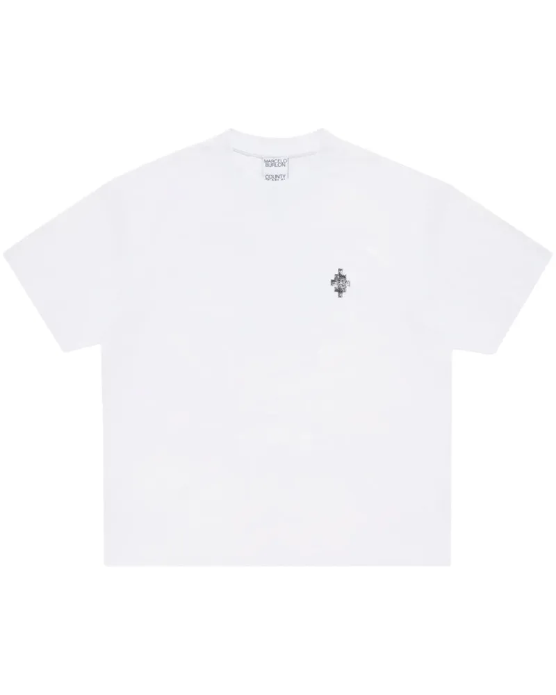 Marcelo Burlon | County of Milan Vertigo Snake T-Shirt - Weiß Weiß