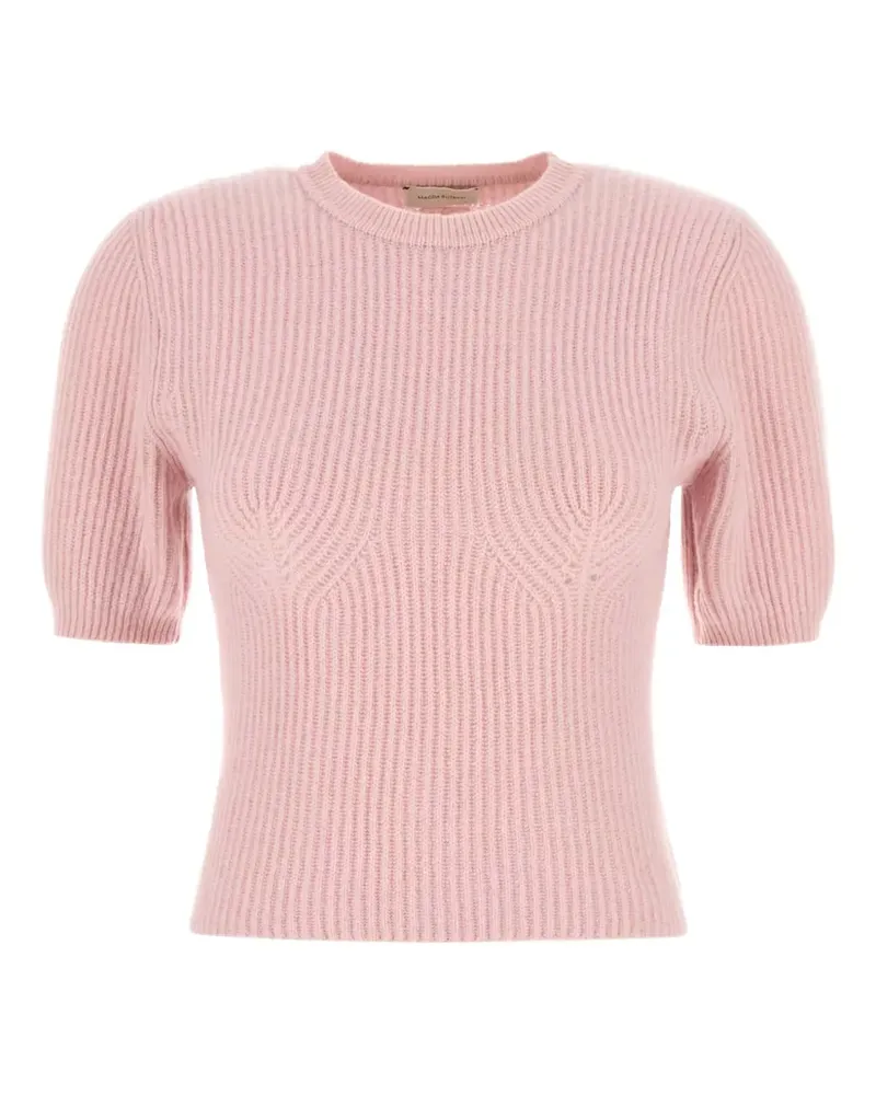 Magda Butrym Gerippter Pullover - Rosa Rosa