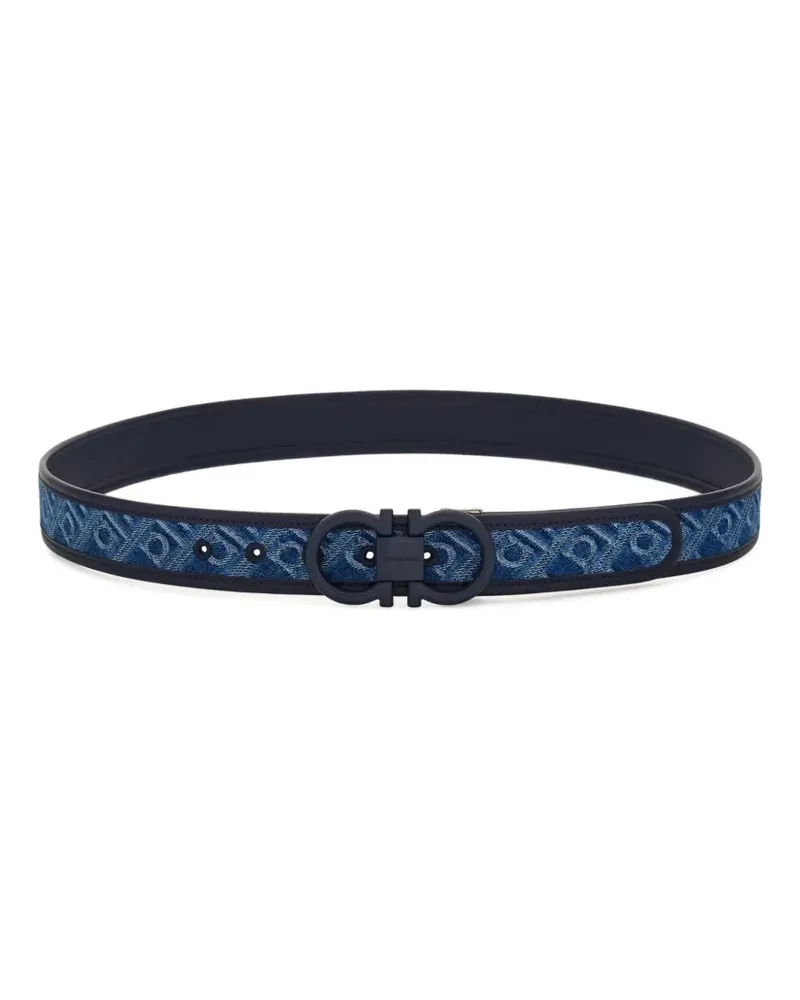 Ferragamo Gancini Jeansgürtel - Blau Blau