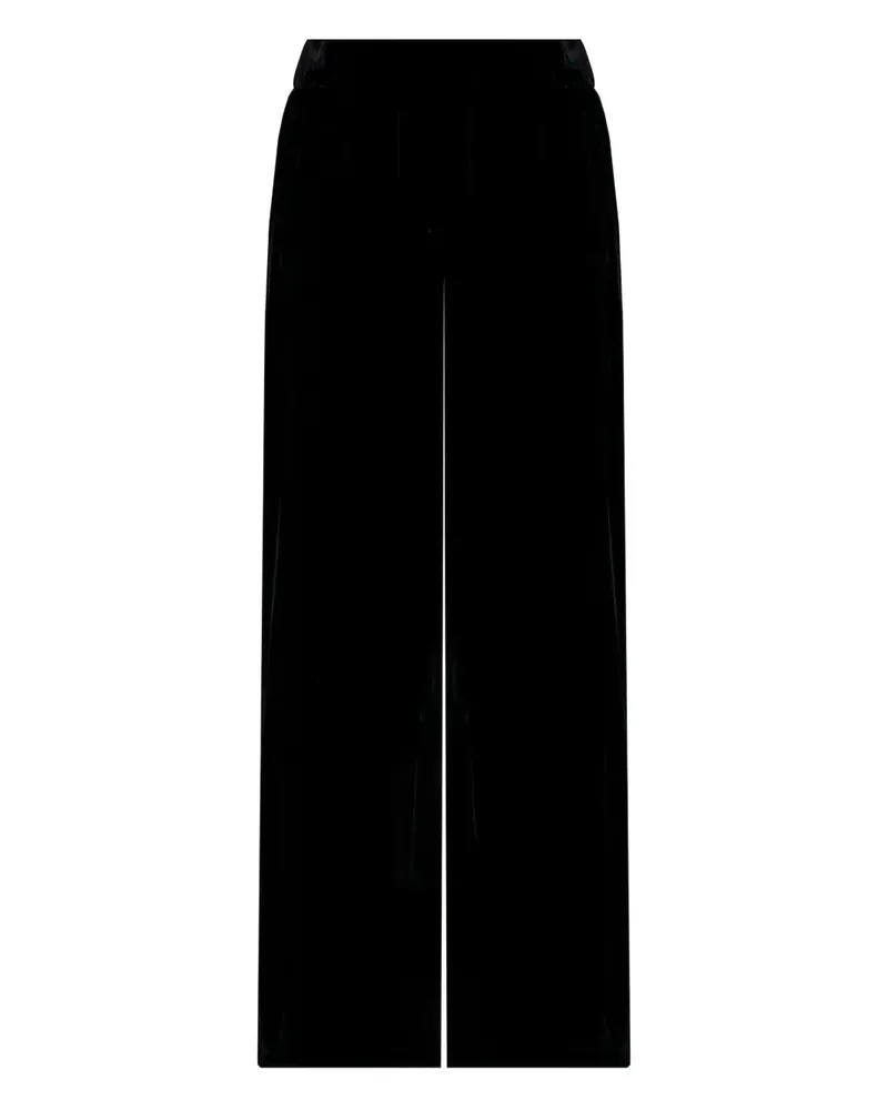 Peserico Hose aus Samt - Schwarz Schwarz