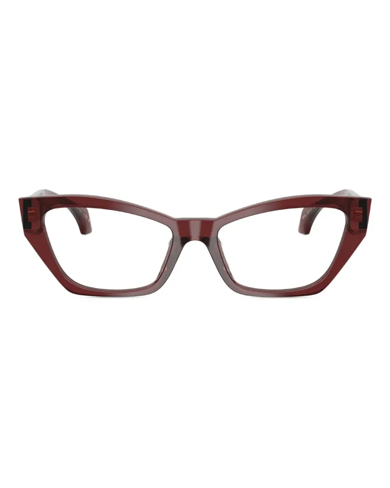 Versace Brille mit Cat-Eye-Gestell - Rot Rot