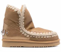 Eskimostiefel mit Strass - Braun