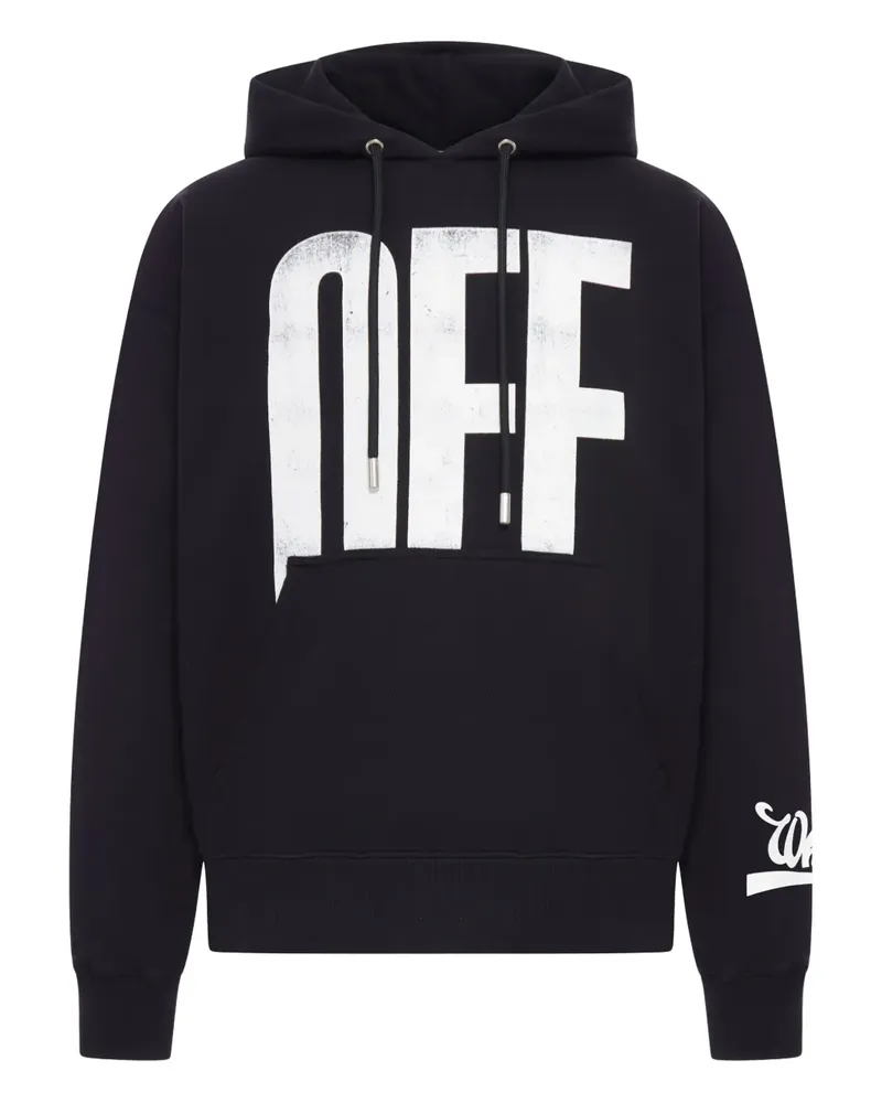 OFF-WHITE Hoodie mit Print - Schwarz Schwarz