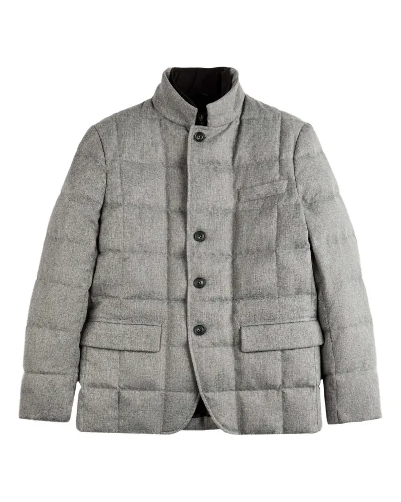 Fay quilted high-neck jacket - Grau Grau