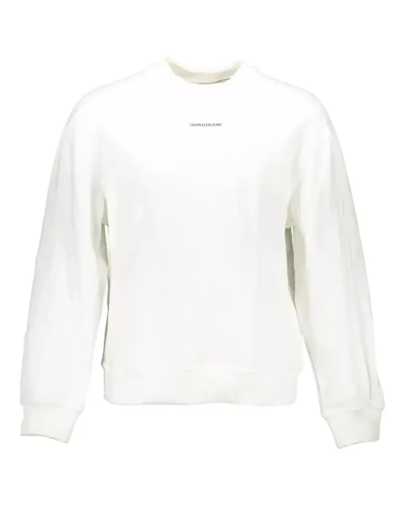 Calvin Klein Pullover mit Logo-Print - Weiß Weiß