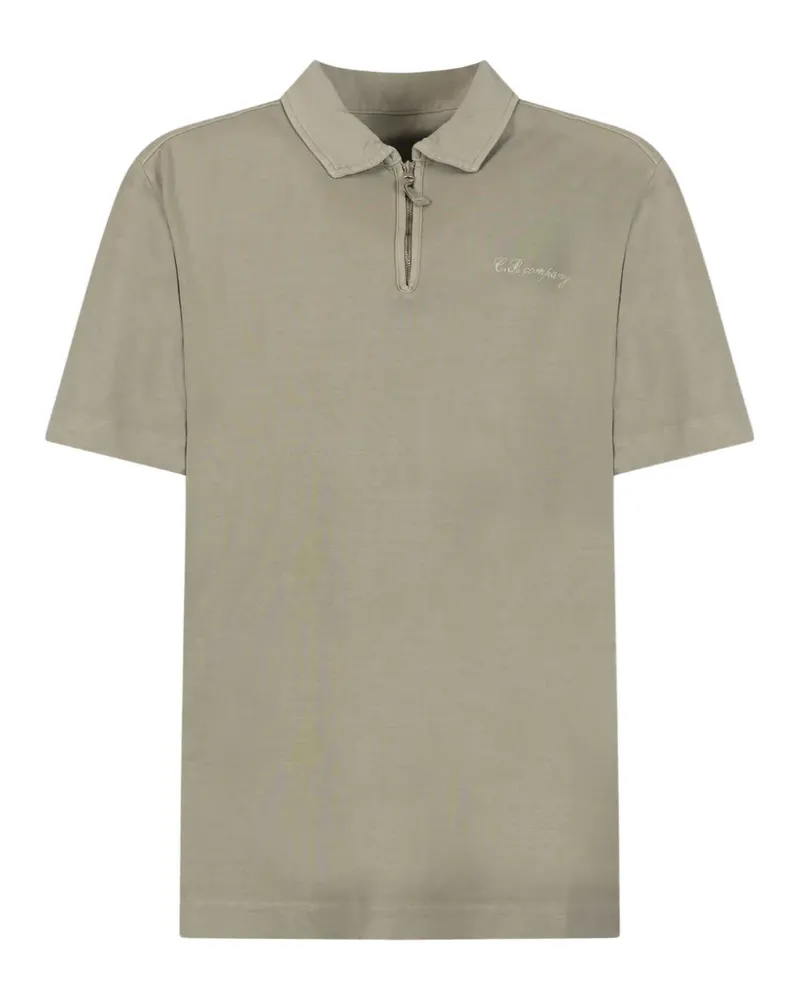 C.P. Company zip-up polo shirt - Grün Grün