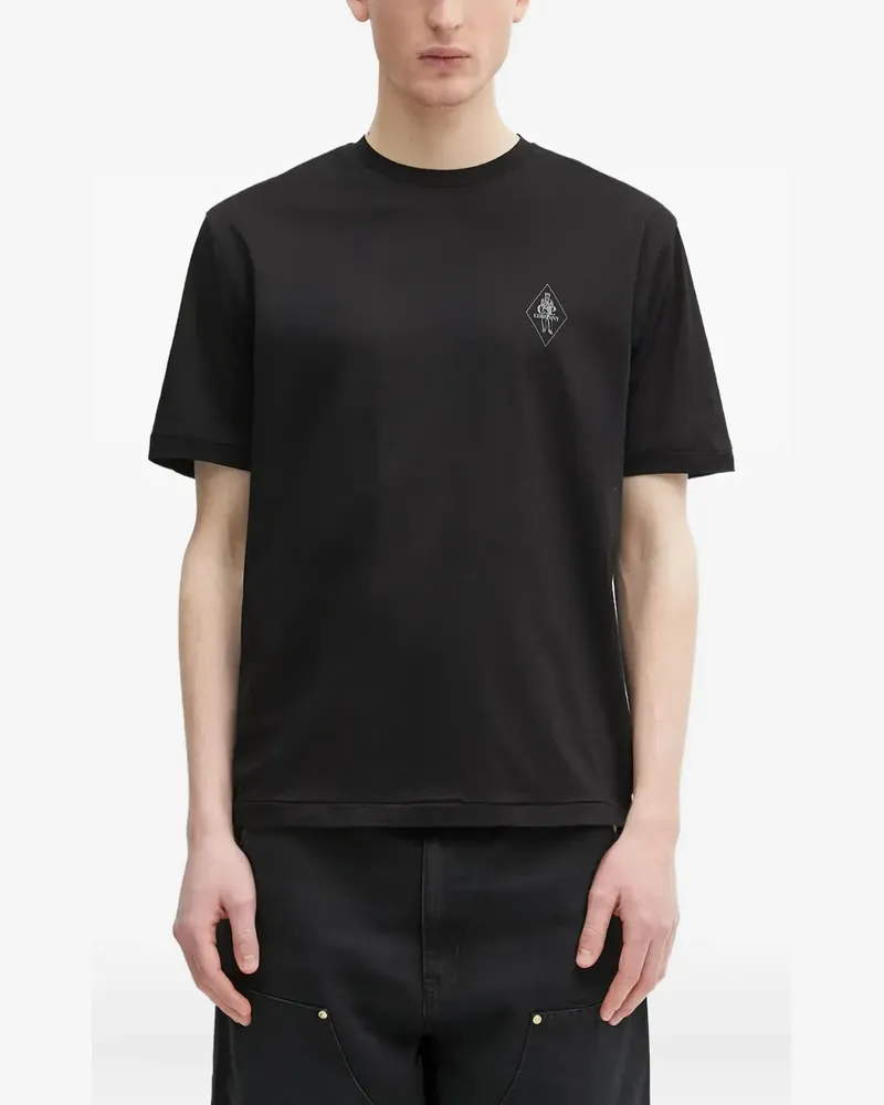 C.P. Company T-Shirt mit Logo-Print - Schwarz Schwarz