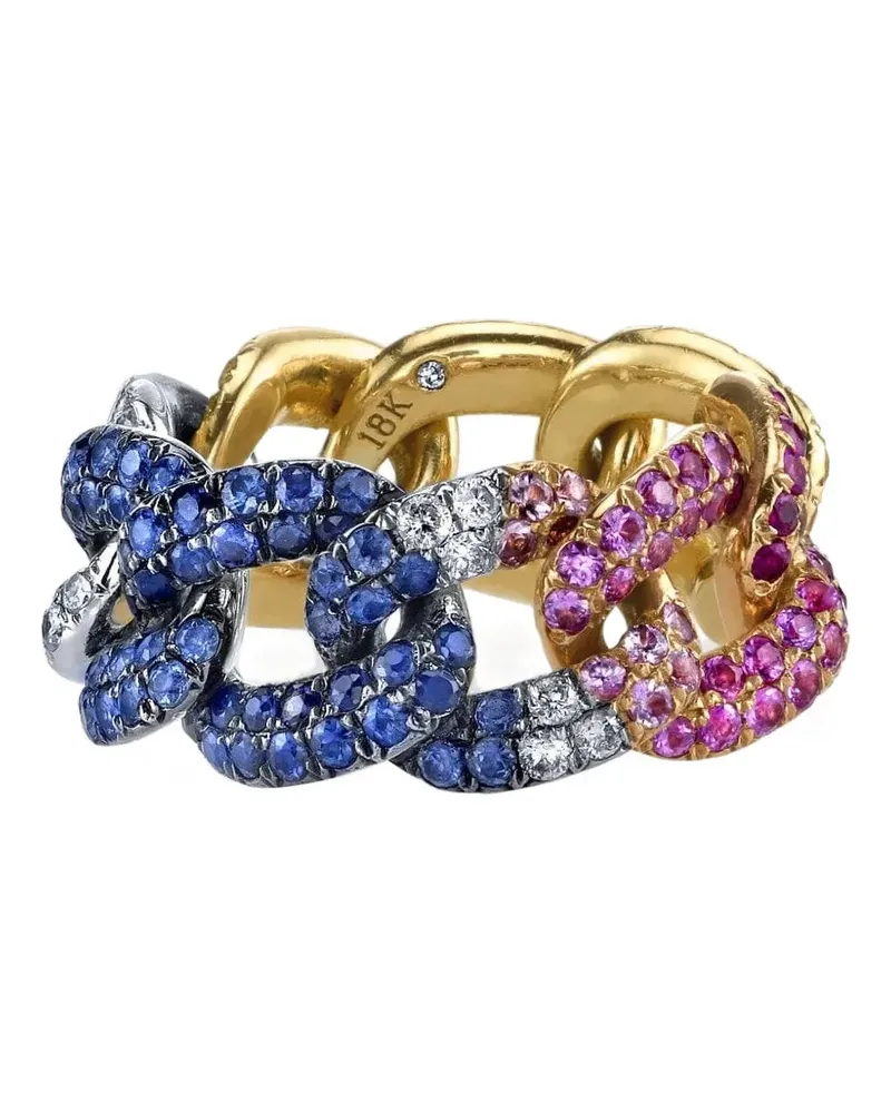 SHAY Ring mit Diamanten - Gold Gold