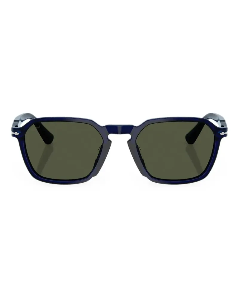 Persol Sonnenbrille mit geometrischem Gestell - Blau Blau