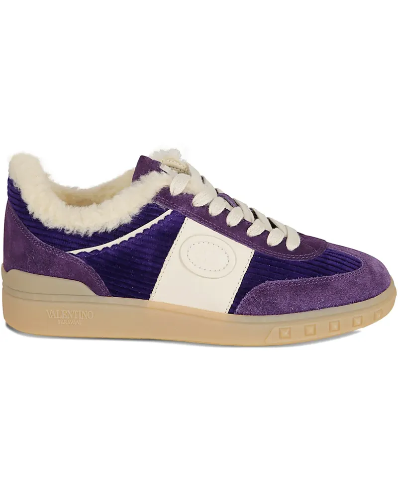 Valentino Garavani Upvillage lace-up V-logo sneakers - Violett Violett
