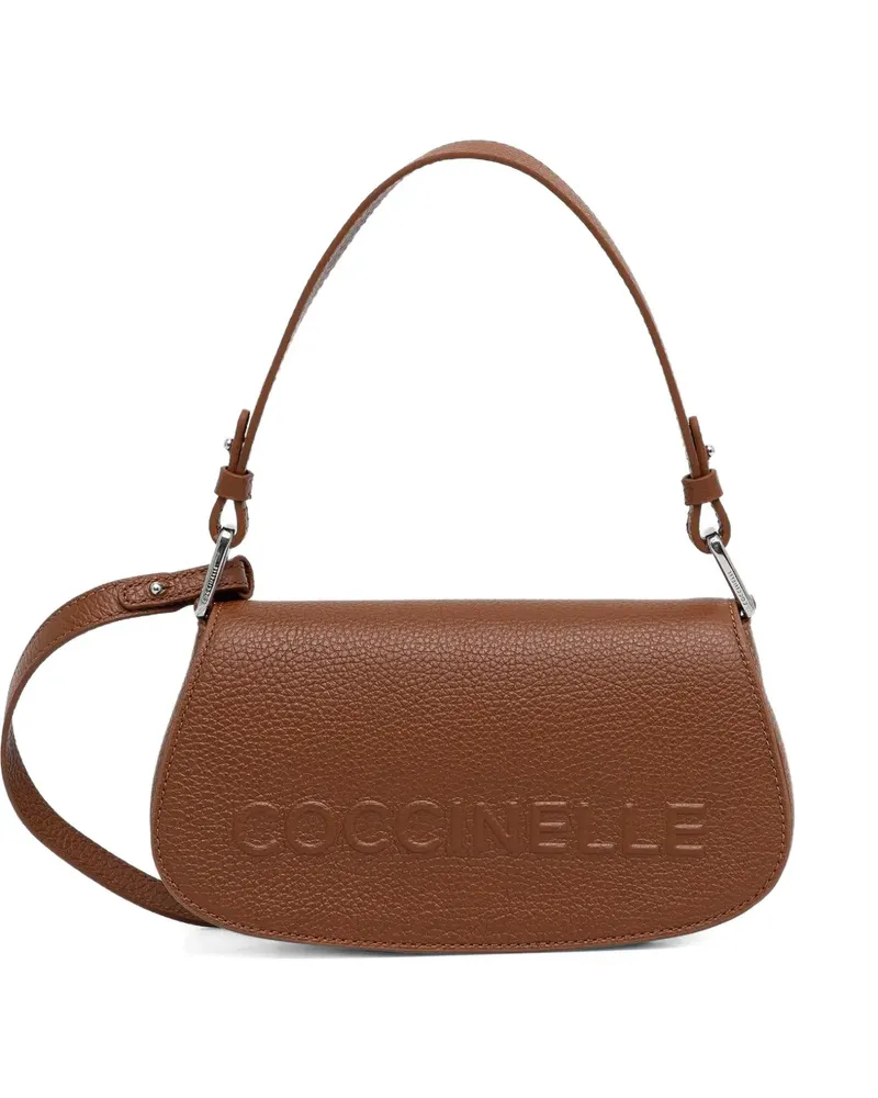 Coccinelle embossed-logo cross body bag - Braun Braun