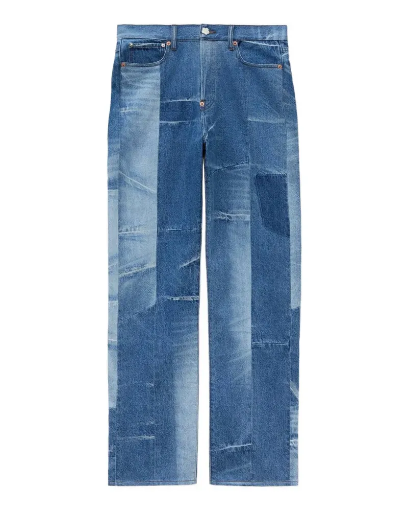 Kenzo Jeans im Patchwork-Look - Blau Blau