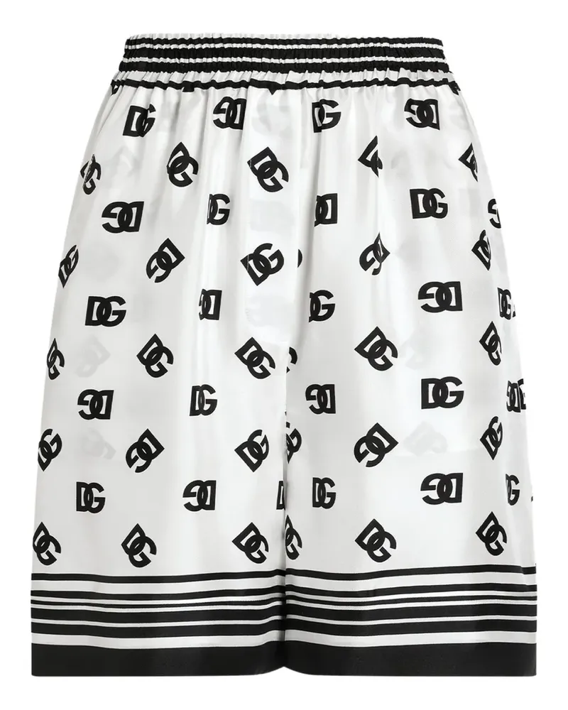 Dolce & Gabbana Shorts aus Seide - Weiß Weiß