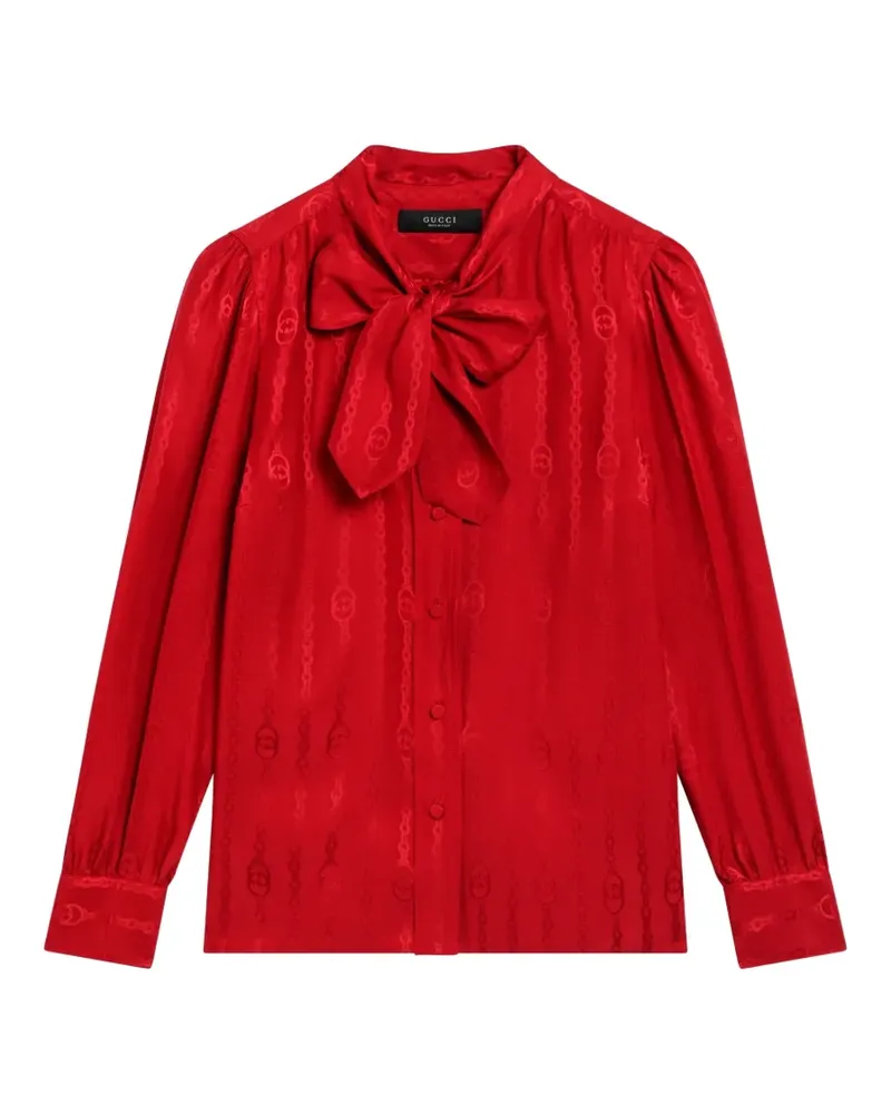 Gucci Hemd aus Jacquard - Rot Rot