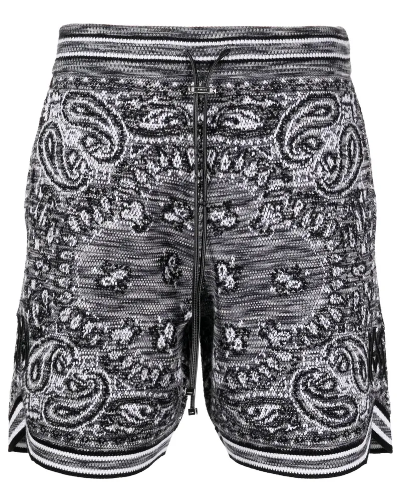 Amiri Joggingshorts mit Bandana-Print - Blau Blau