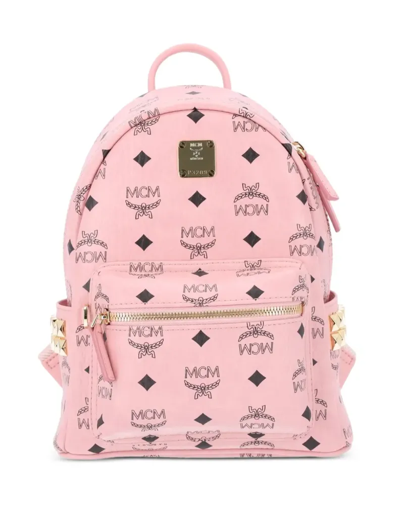 MCM Stark studded backpack - Rosa Rosa