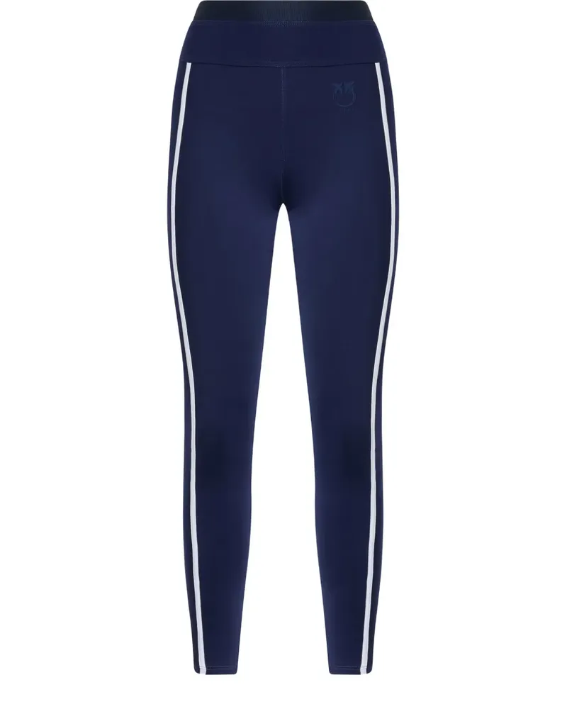 Pinko Leggings mit Streifen - Blau Blau
