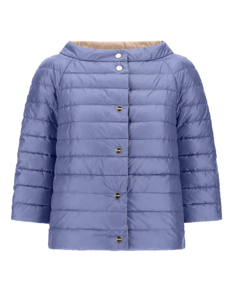 Herno reversible cape - Blau Blau