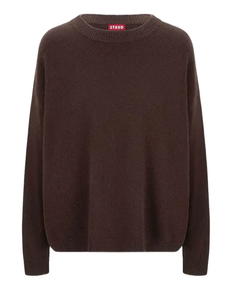 STAUD Serrano cashmere crew-neck sweater - Braun Braun