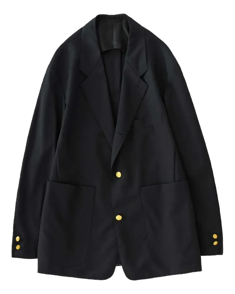 Studio Nicholson buttoned blazer - Blau Blau