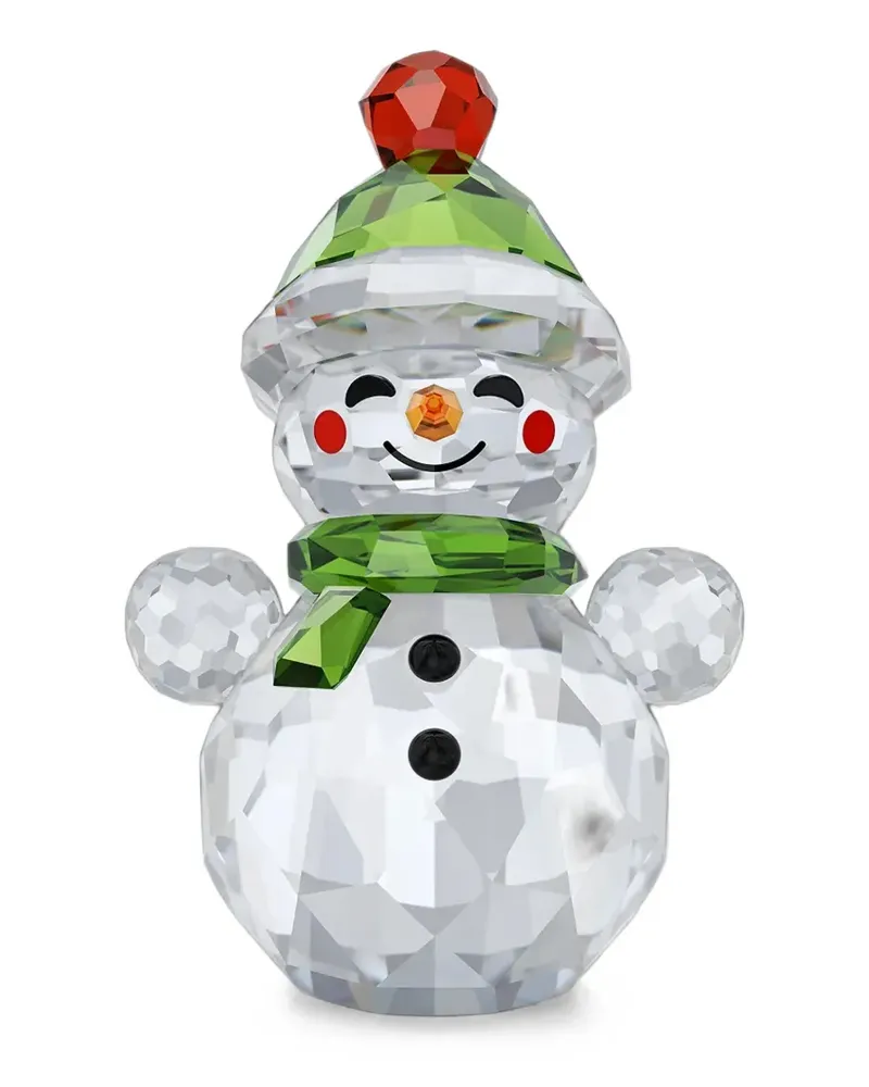 Swarovski Holiday Cheers Rocking Snowman crystal ornament - Weiß Weiß