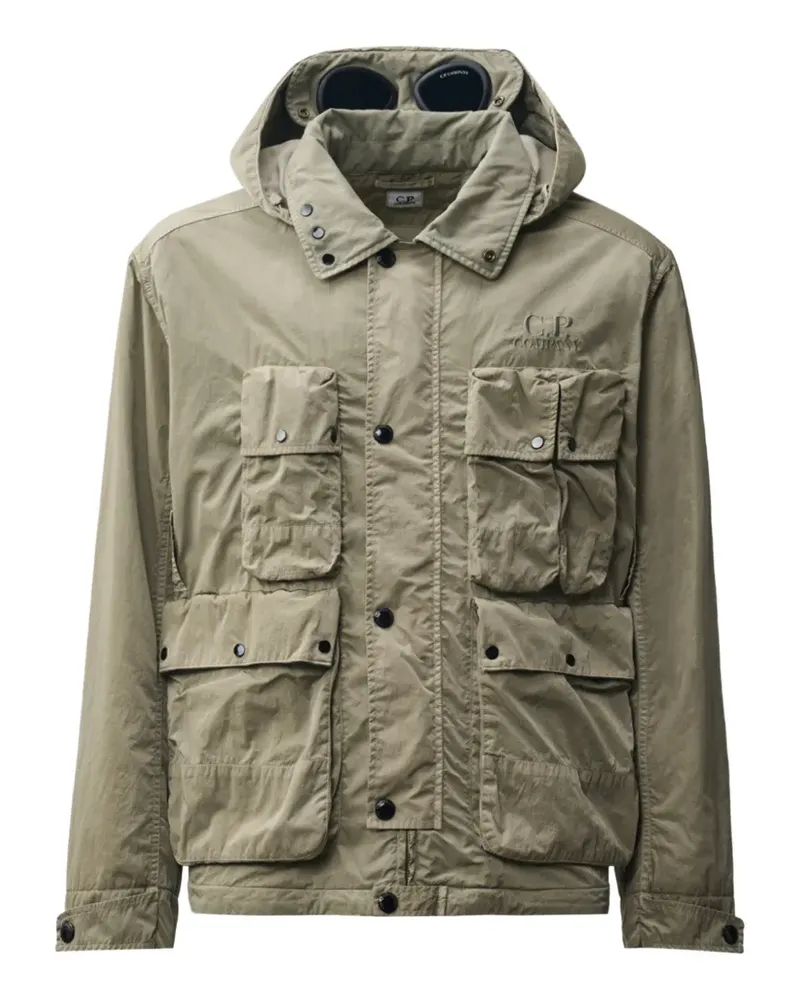 C.P. Company Jacke mit Goggles-Detail - Grün Grün