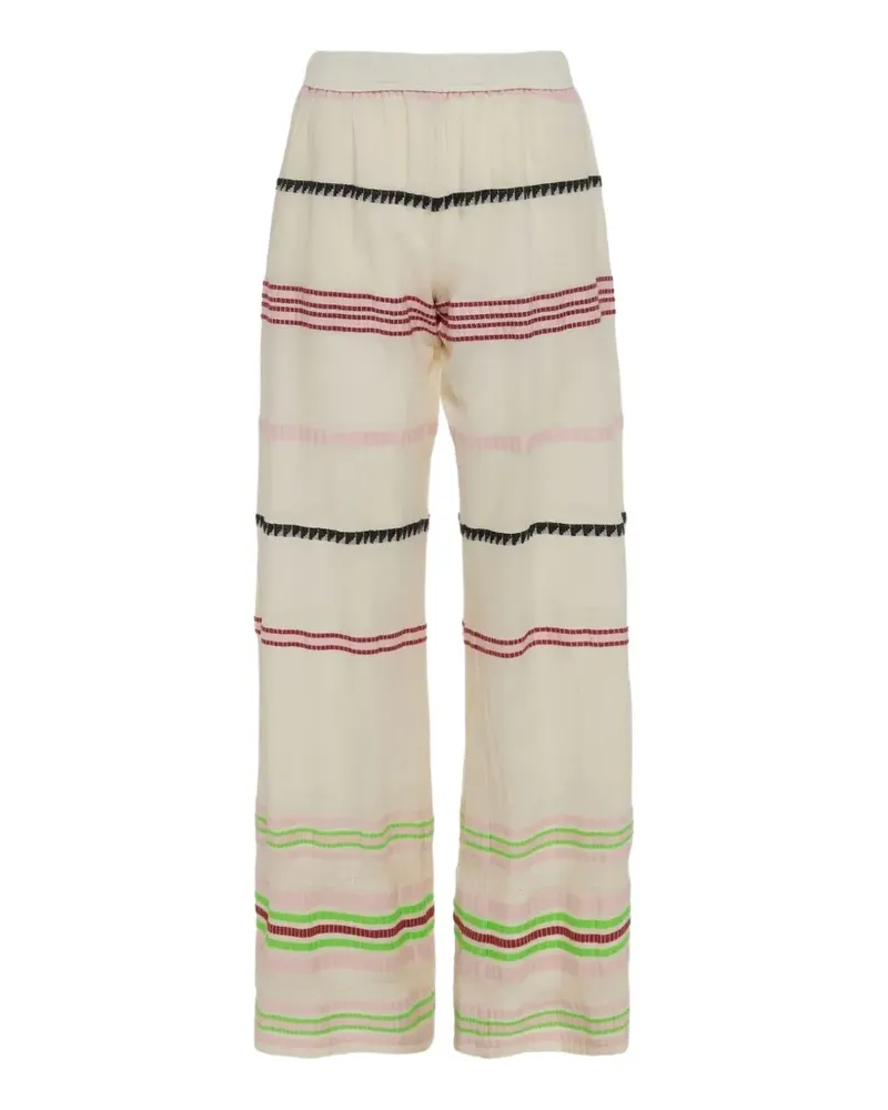 Devotion Gestreifte Hose - Nude Nude