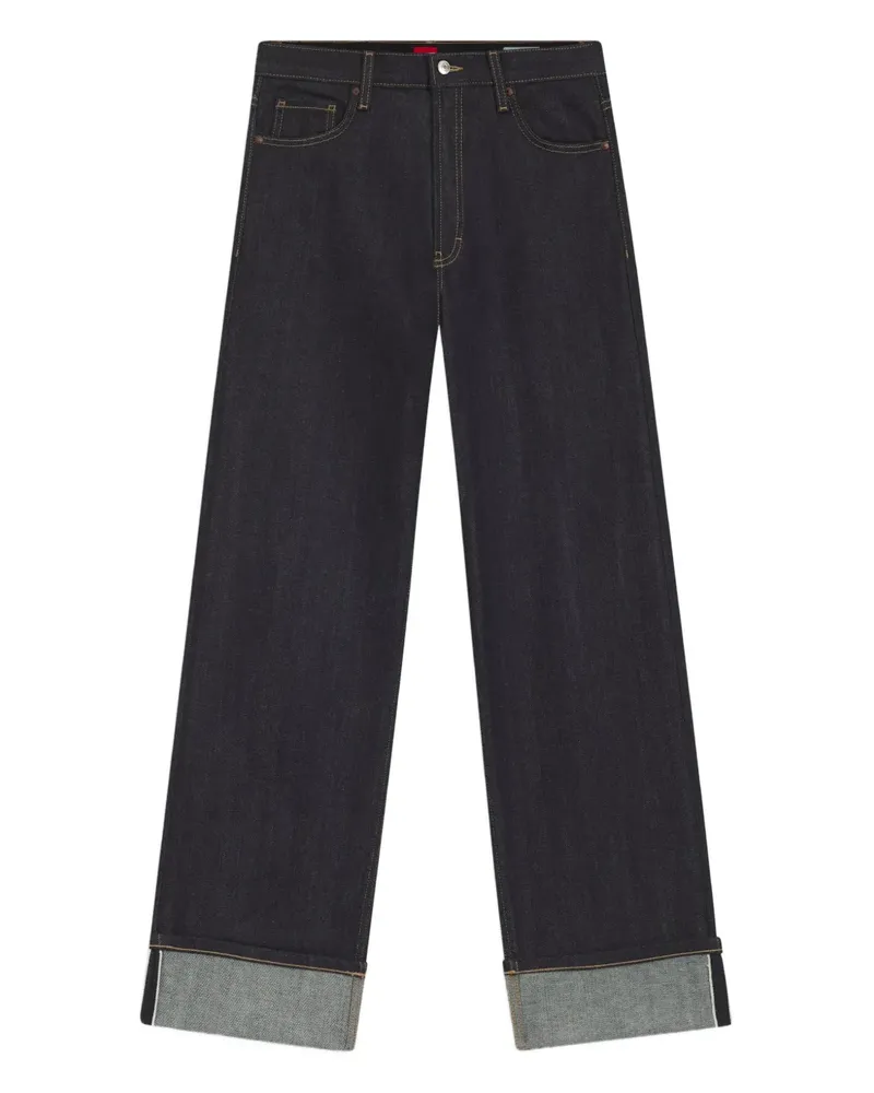 HUGO BOSS cuffed jeans - Blau Blau
