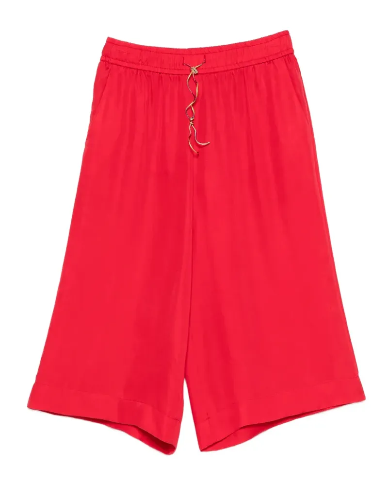 ..,merci drawstring cropped trousers - Rot Rot