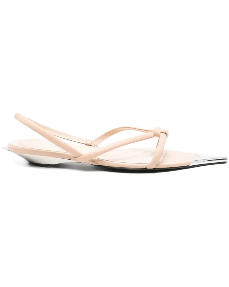 Thierry Mugler Fang Ballerinas - Nude Nude